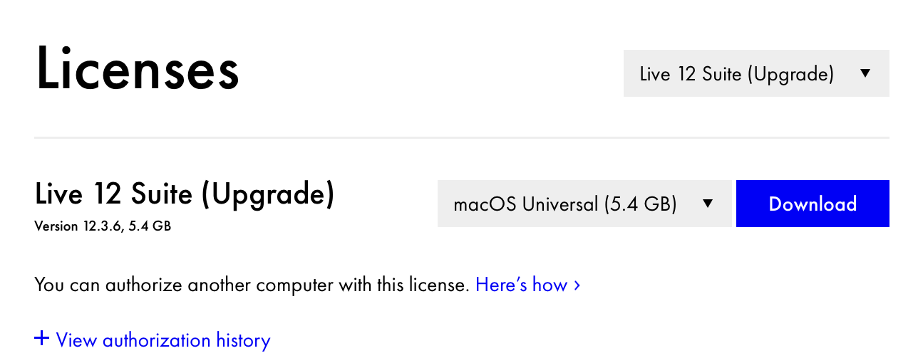 Ableton Live 12 Suite License
